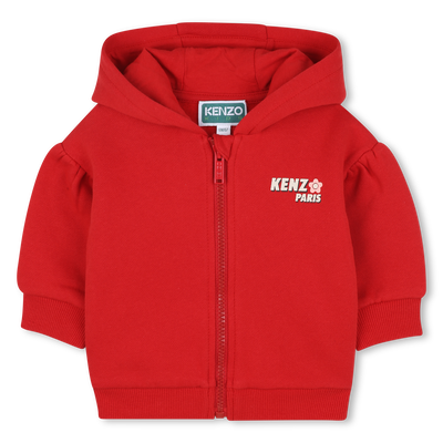 Cardigan de jogging en molleton KENZO KIDS FILLE
