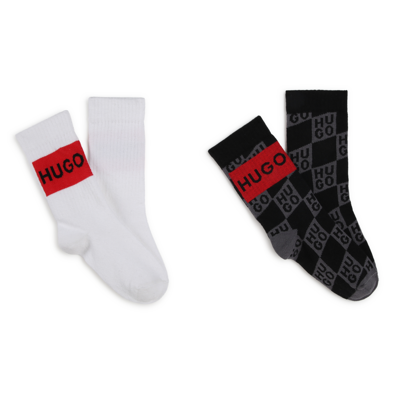 Lot de 2 paires de chaussettes Hugo 
                    UNISEXE