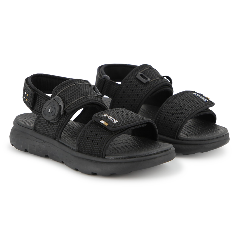 SANDALES EN SIMILI BOSS 
                        GARCON