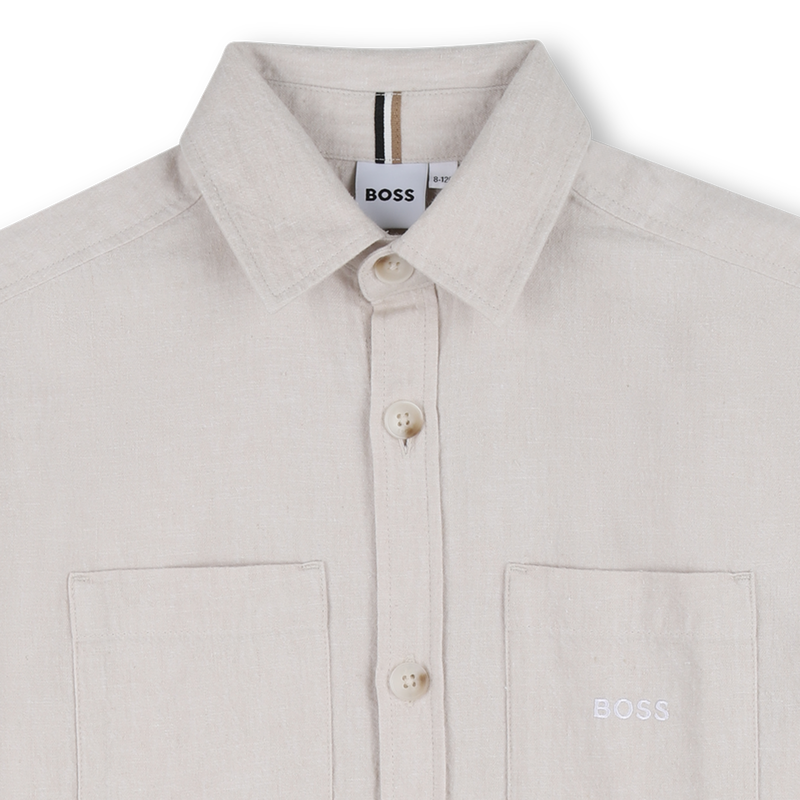 CHEMISE MANCHES COURTES BOSS 
                        GARCON