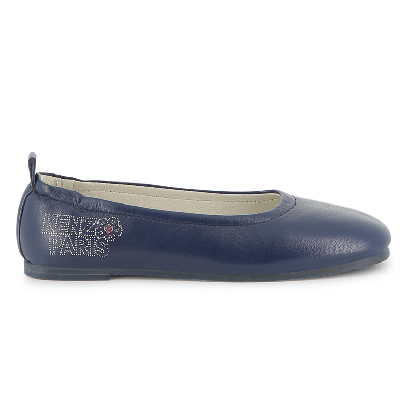 Ballerine en cuir de chèvre KENZO KIDS 
                    FILLE