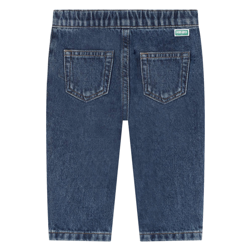 Jean à taille élastiquée KENZO KIDS 
                    GARCON