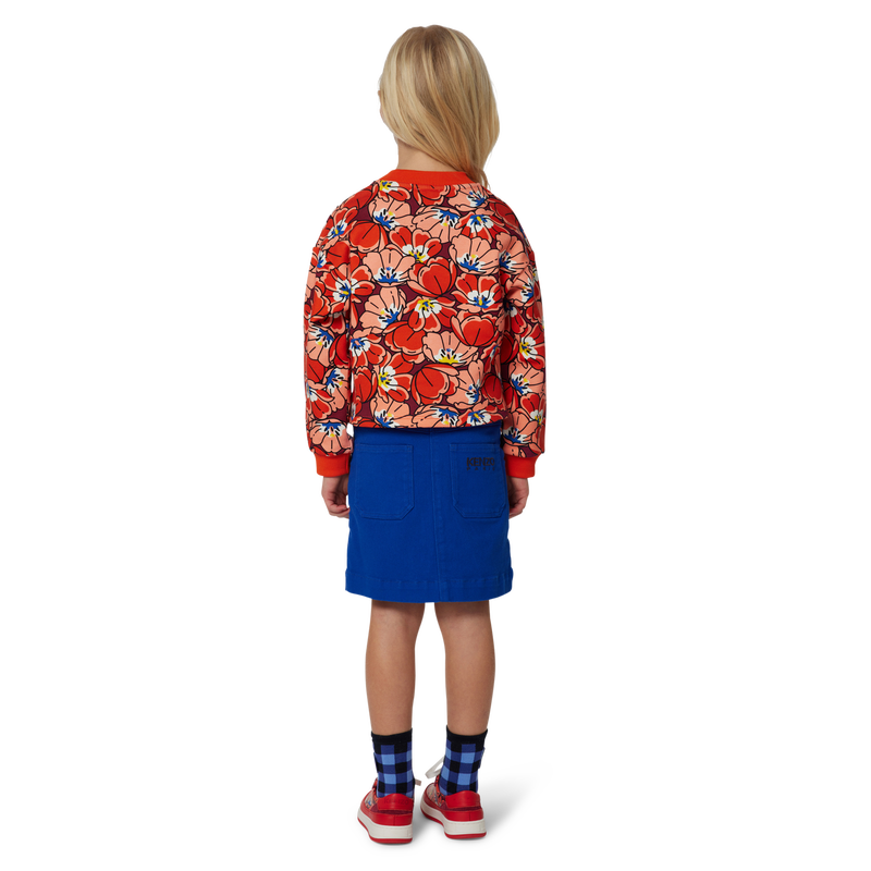 Sweat-shirt imprimé floral KENZO KIDS 
                    FILLE