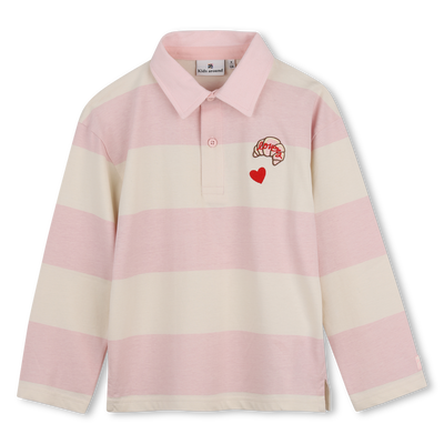 Polo manches longues KIDS AROUND FILLE