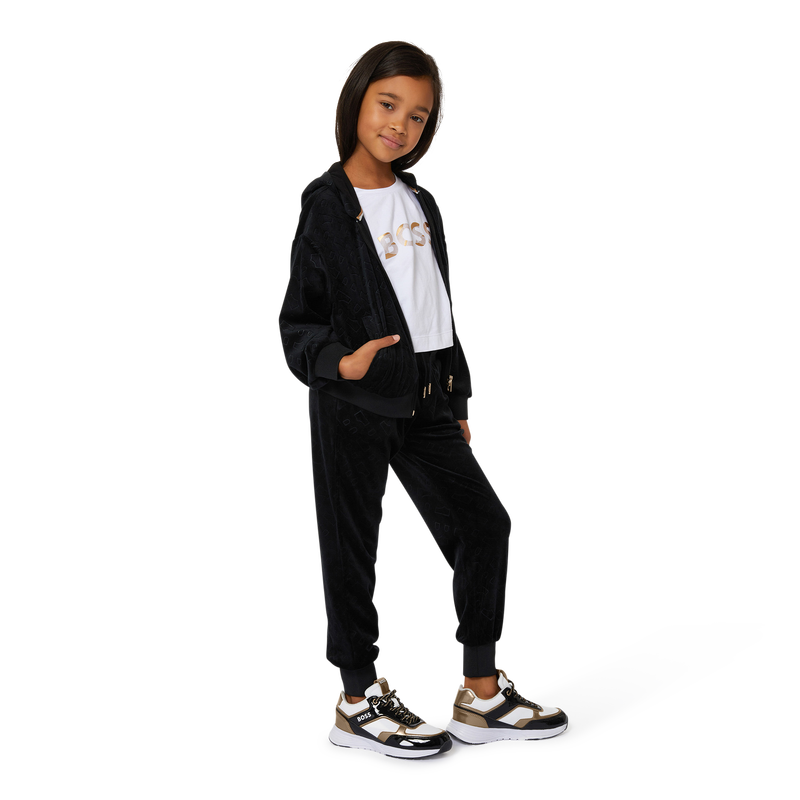Cardigan à capuche BOSS 
                    FILLE