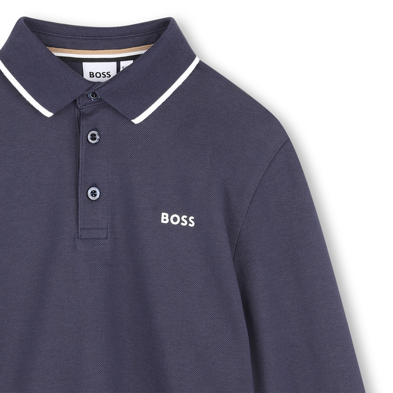 Polo manches longues BOSS 
                        GARCON