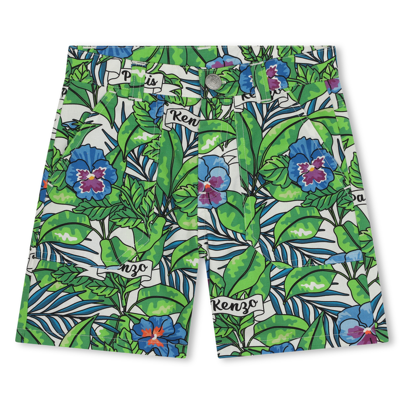 Bermuda en coton KENZO KIDS 
                    GARCON