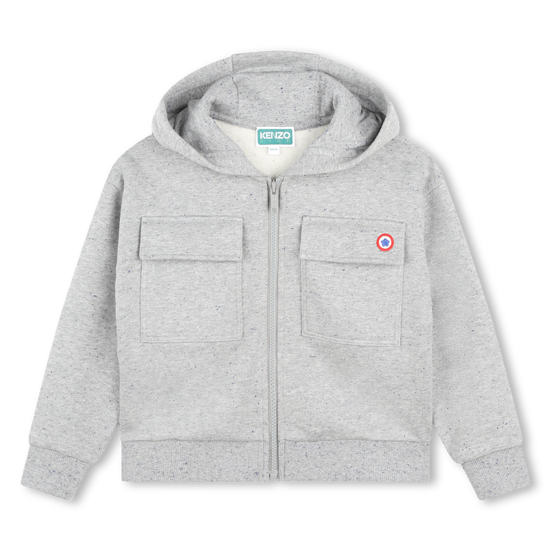Cardigan de jogging molletonné KENZO KIDS 
                    FILLE