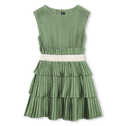 Robe manches courtes plissee KARL LAGERFELD KIDS 
                    FILLE