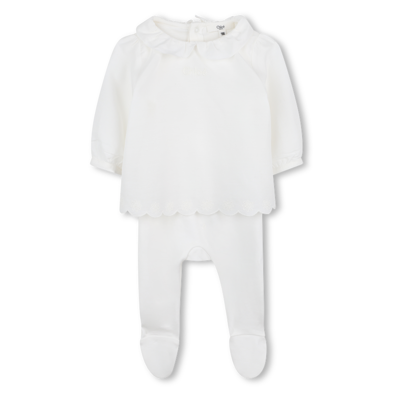 Pyjama effet 2-en-1 bimatière CHLOE 
                    FILLE