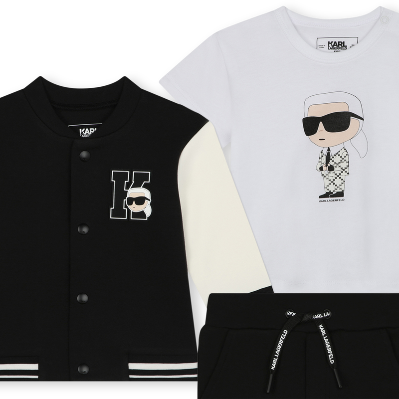 Ensemble 3 pièces jogging KARL LAGERFELD KIDS 
                    GARCON