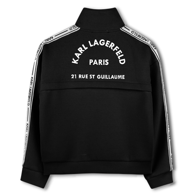 Sweat-shirt taille élastiquée KARL LAGERFELD KIDS FILLE