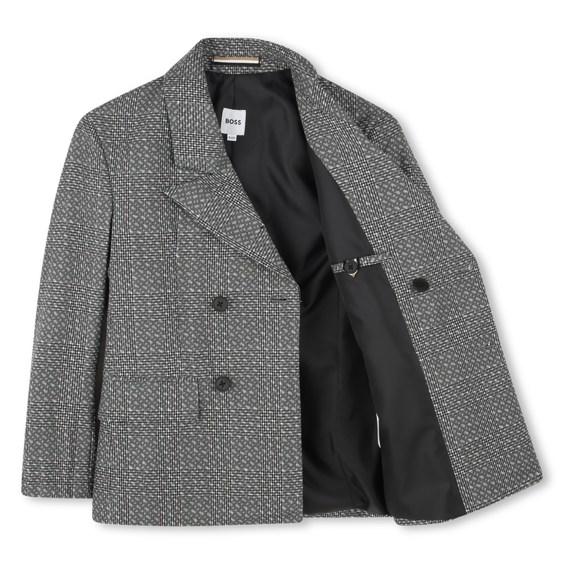 Veste de costume à carreaux BOSS 
                    GARCON