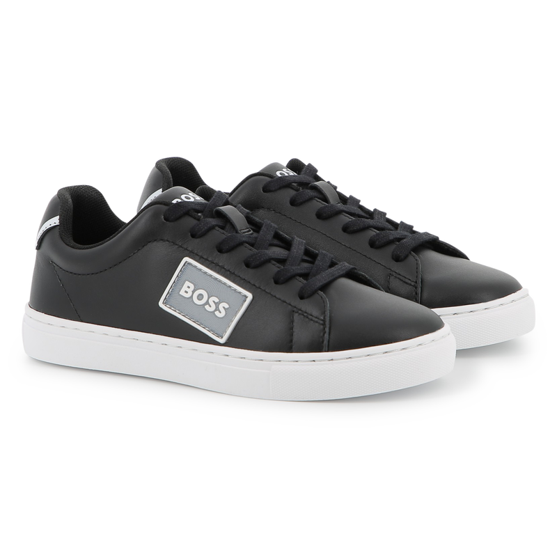 Baskets en cuir de vachette BOSS 
                    GARCON