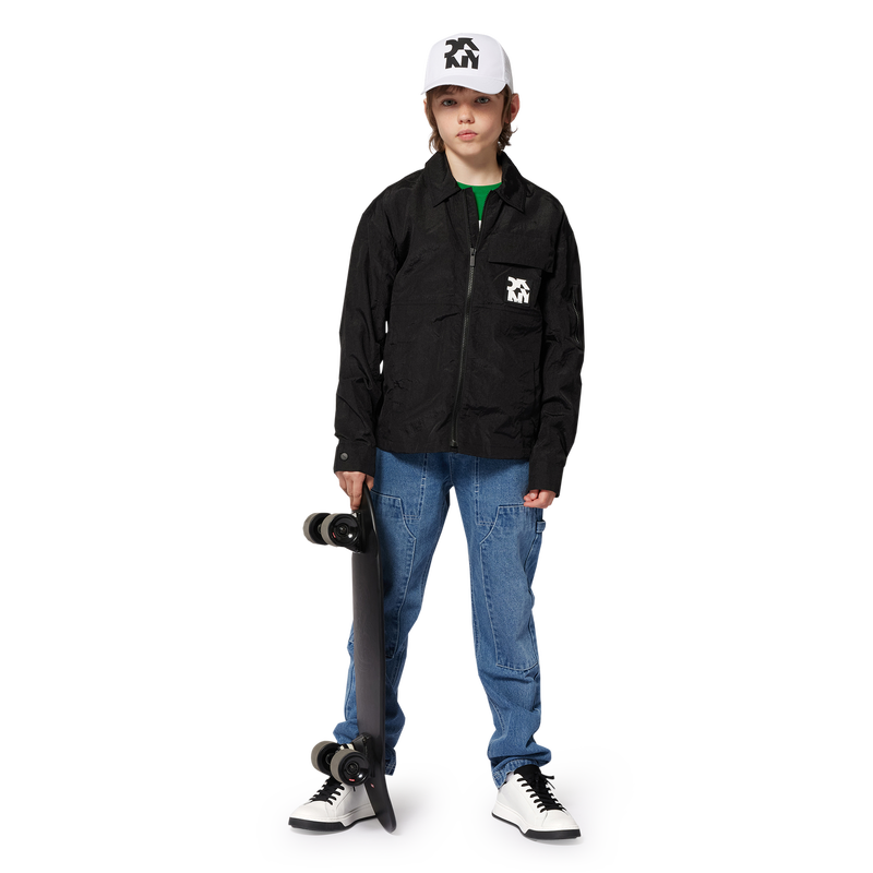 Blouson zipp&eacute; d&eacute;perlant DKNY 
                        UNISEXE