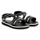 Sandales avec fermeture par bandes auto agrippante KARL LAGERFELD KIDS 
                    FILLE