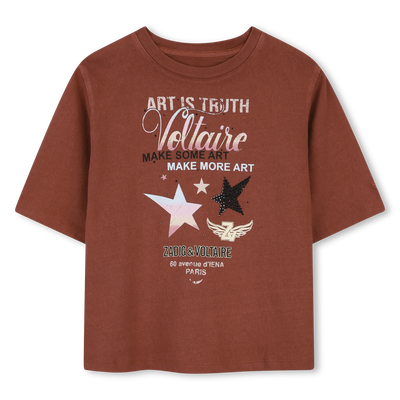 Tee-shirt manches courtes ZADIG & VOLTAIRE FILLE