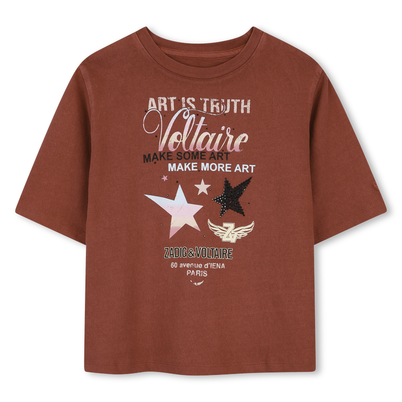 Tee-shirt manches courtes ZADIG & VOLTAIRE 
                        FILLE