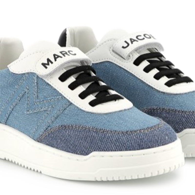 Baskets en cuir à fermeture par bandes auto aggrip THE MARC JACOBS 
                    GARCON