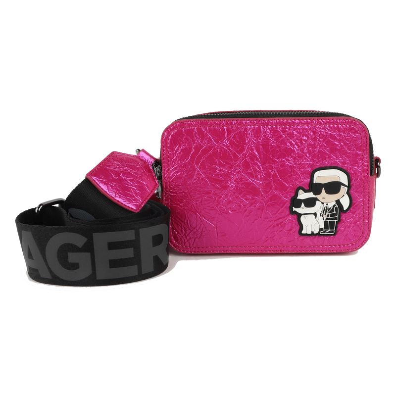 Sac à main en textile enduit froissé KARL LAGERFELD KIDS 
                    FILLE