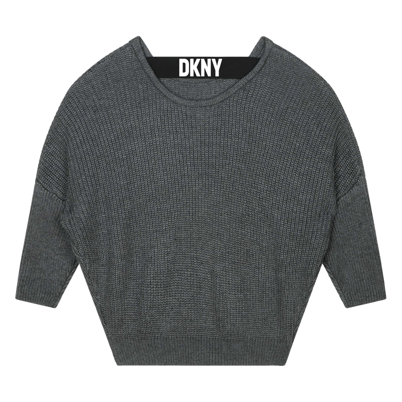 Pull tricot décolleté au dos DKNY 
                    FILLE