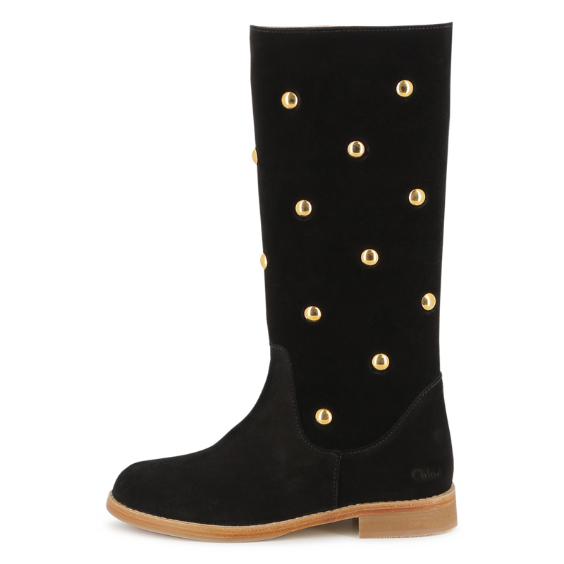 Bottes en cuir suédé de veau CHLOE 
                    FILLE
