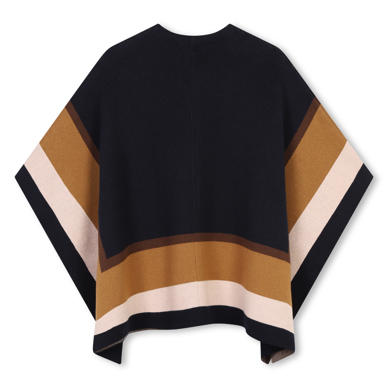 Cape avec rayures multicolores CHLOE 
                    FILLE