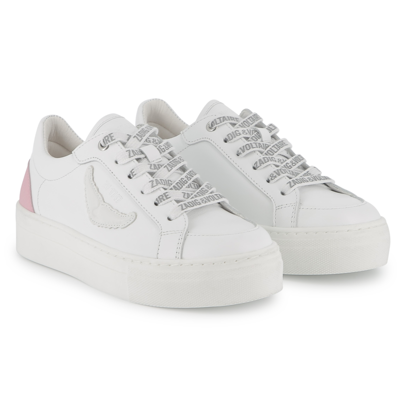 Baskets en cuir à lacets ZADIG & VOLTAIRE 
                    FILLE