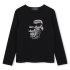 Tee-shirt manches longues, BLACK, hi-res