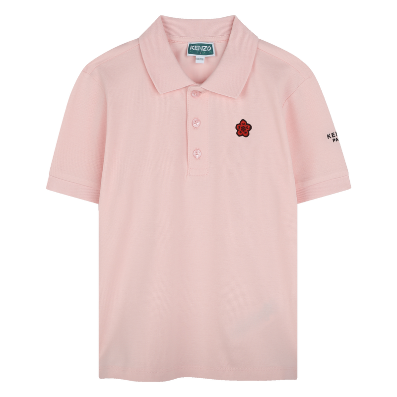 Polo avec badge et broderie KENZO KIDS 
                        UNISEXE