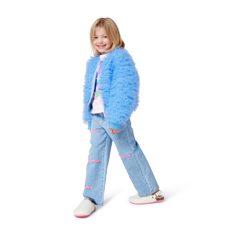 Pantalon en denim brodé BILLIEBLUSH 
                    FILLE
