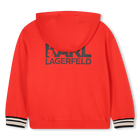 Sweat-shirt &agrave; capuche KARL LAGERFELD KIDS 
                    GARCON