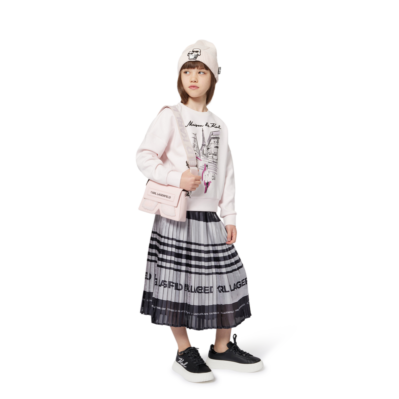 Baskets basse à lacets KARL LAGERFELD KIDS 
                    FILLE