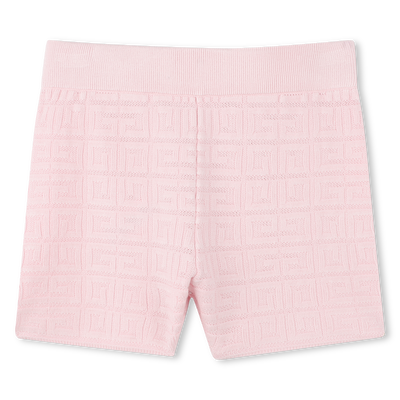 Short en tricot motif int&eacute;gral GIVENCHY FILLE