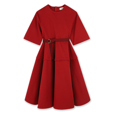 Robe longue en coton LANVIN FILLE