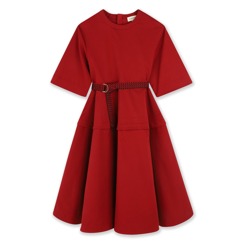 Robe longue en coton LANVIN 
                    FILLE