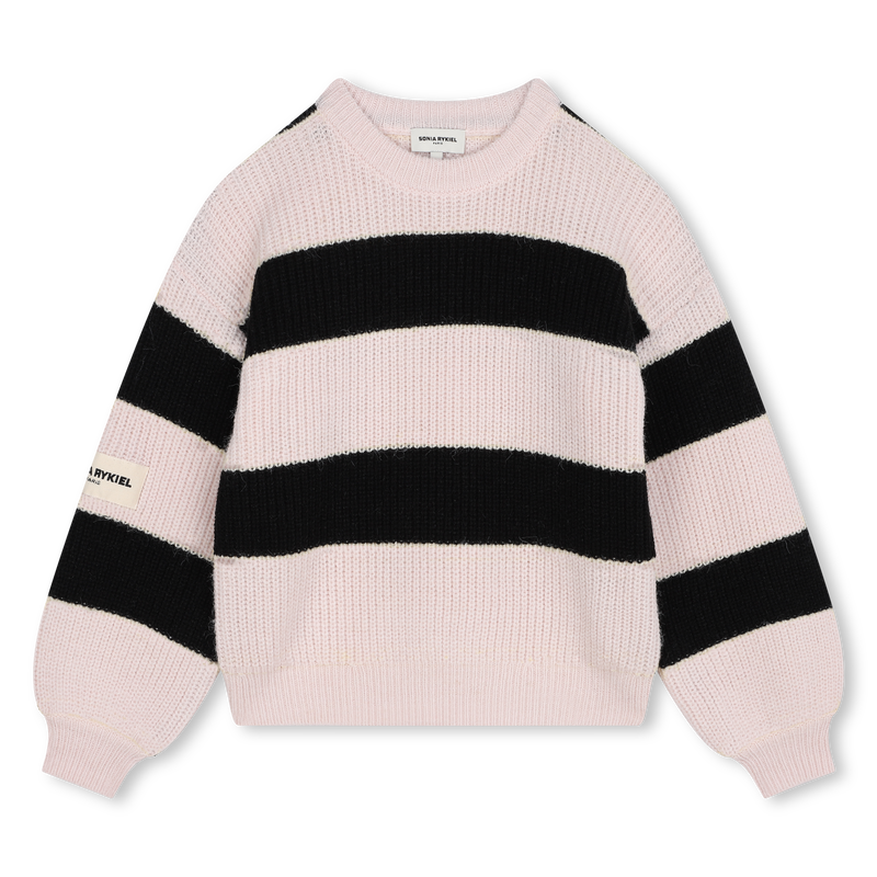 Pull à rayures bicolores SONIA RYKIEL 
                    FILLE