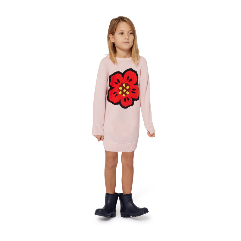 Robe en tricot jacquard KENZO KIDS 
                    FILLE