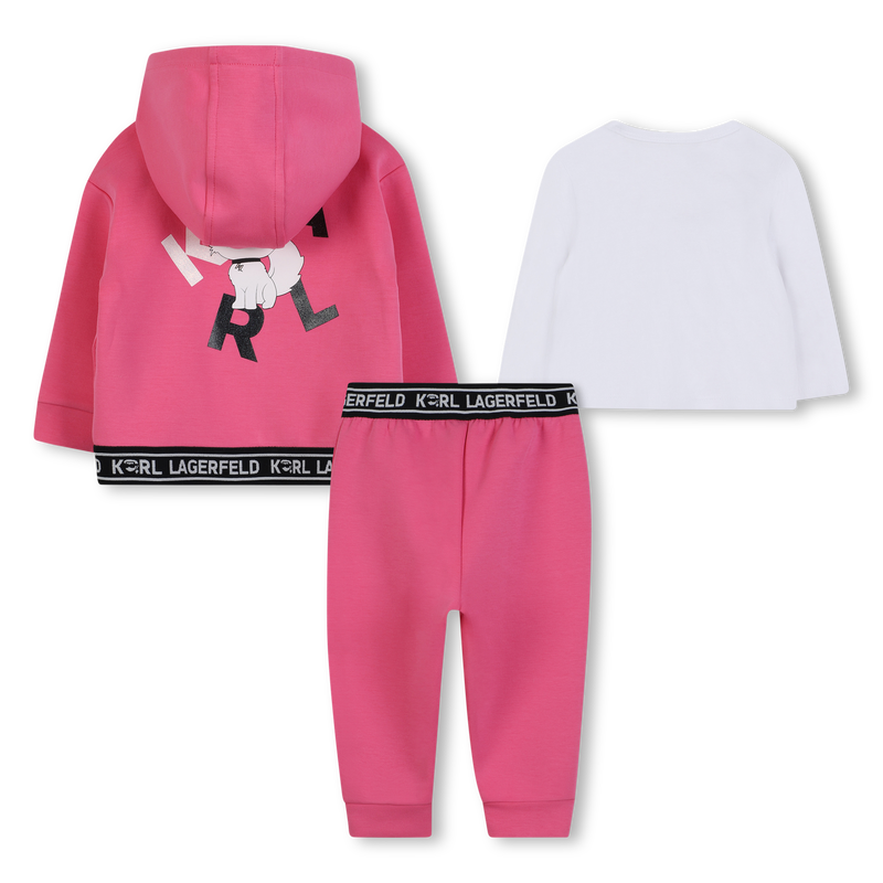 Ensemble jogging 3 pi&egrave;ces KARL LAGERFELD KIDS 
                        FILLE