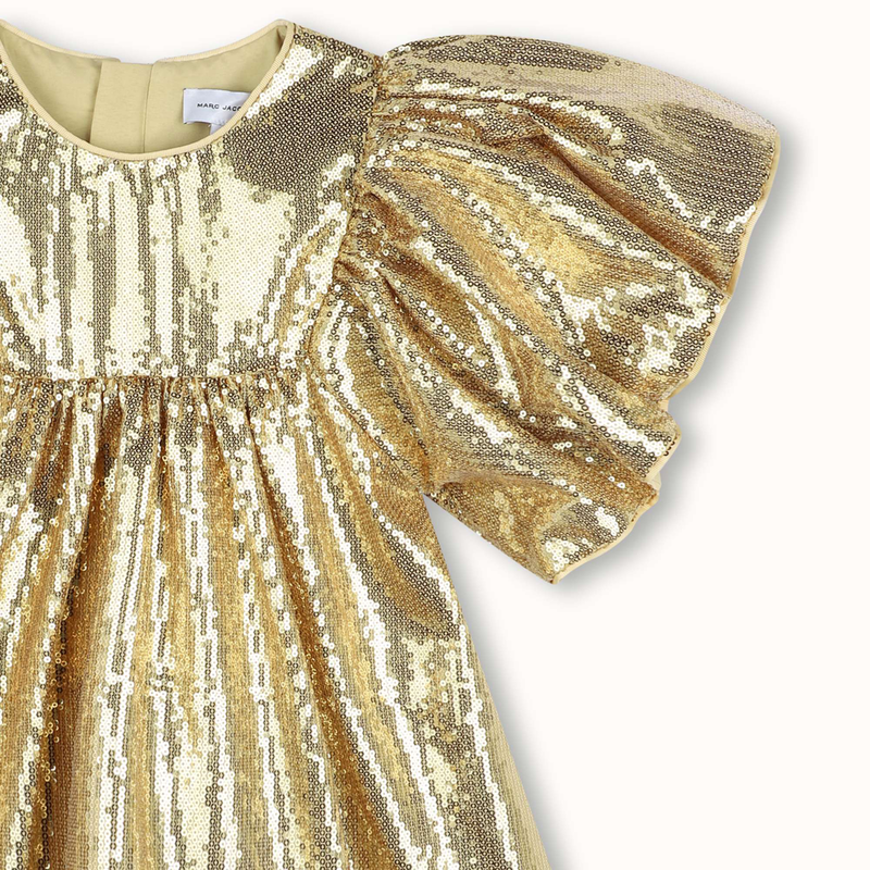 Robe de c&eacute;r&eacute;monie  orn&eacute;e de sequins MARC JACOBS 
                        FILLE