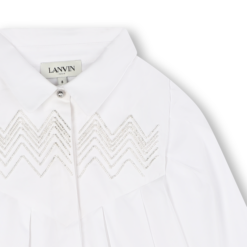 Chemise en popeline de coton LANVIN 
                    FILLE