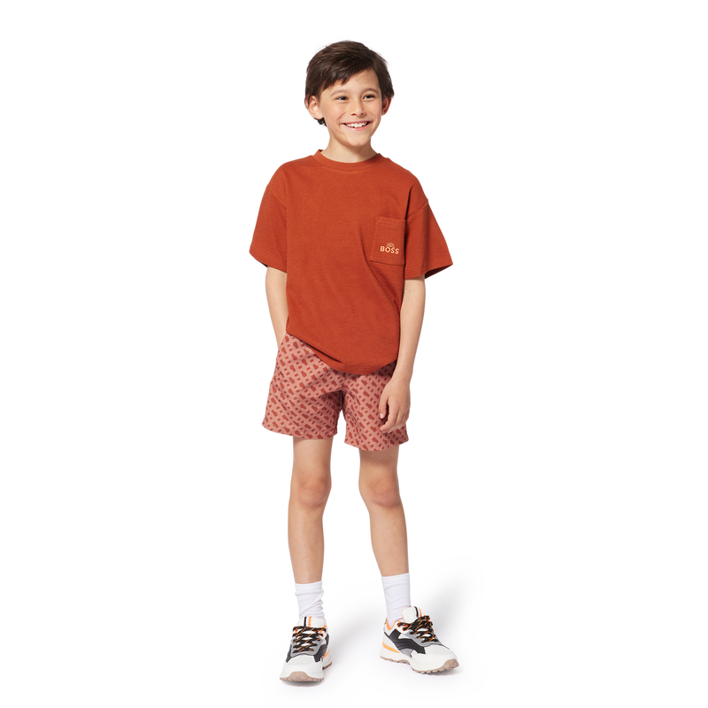 Baskets lac&eacute;es d&eacute;tails color&eacute;s BOSS 
                        GARCON