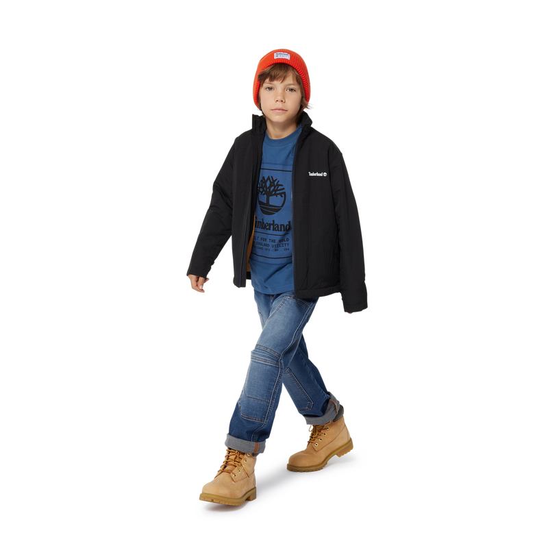 T-shirt sigle sur étiquette TIMBERLAND 
                    GARCON