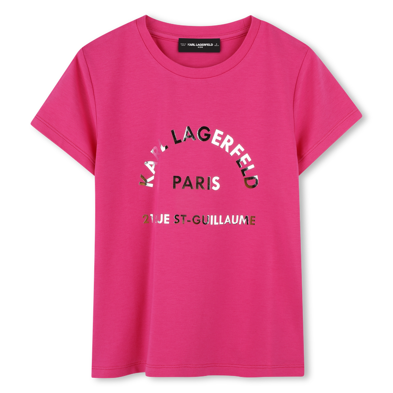 T-shirt &agrave; manches courtes KARL LAGERFELD KIDS 
                        FILLE
