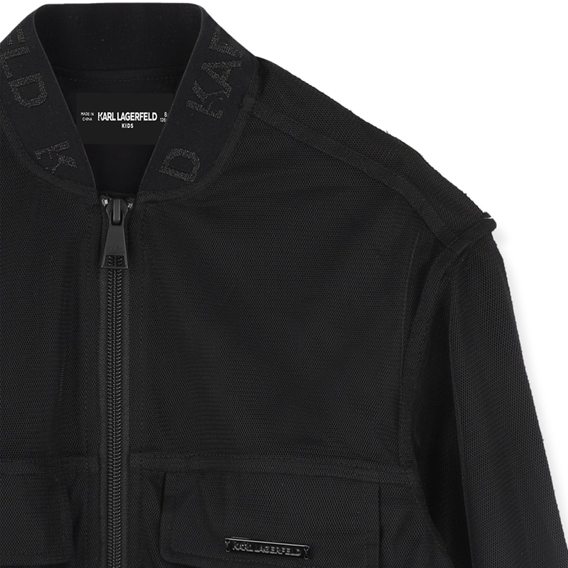 Cardigan zippé KARL LAGERFELD KIDS 
                    FILLE