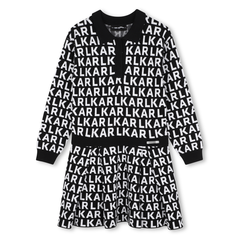 Robe polo KARL LAGERFELD KIDS 
                        FILLE