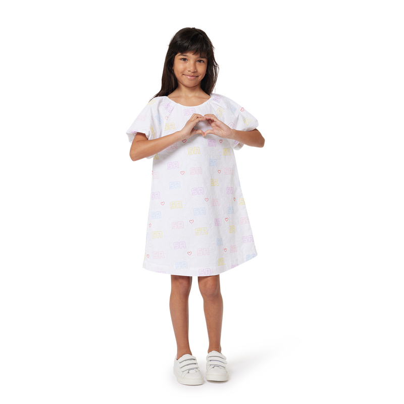Robe en percale brodée SONIA RYKIEL 
                    FILLE