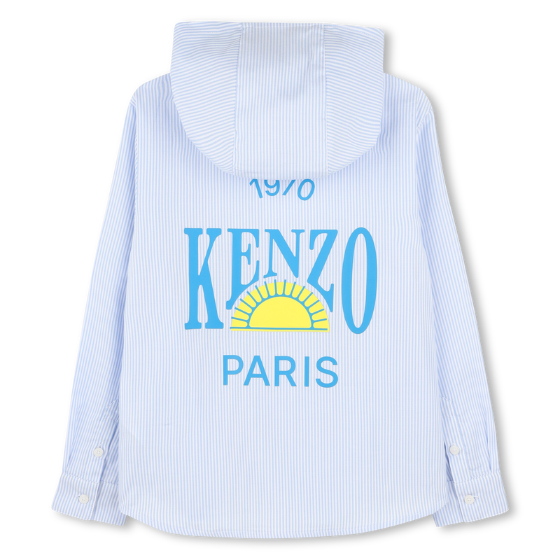 Chemise &agrave; capuche et imprim&eacute;s KENZO KIDS 
                        GARCON