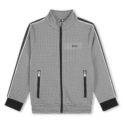 Cardigan zippé imprimé BOSS GARCON