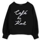 Sweat-shirt avec broderie KARL LAGERFELD KIDS 
                    FILLE